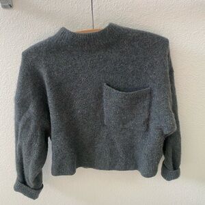 & other stories green sweater